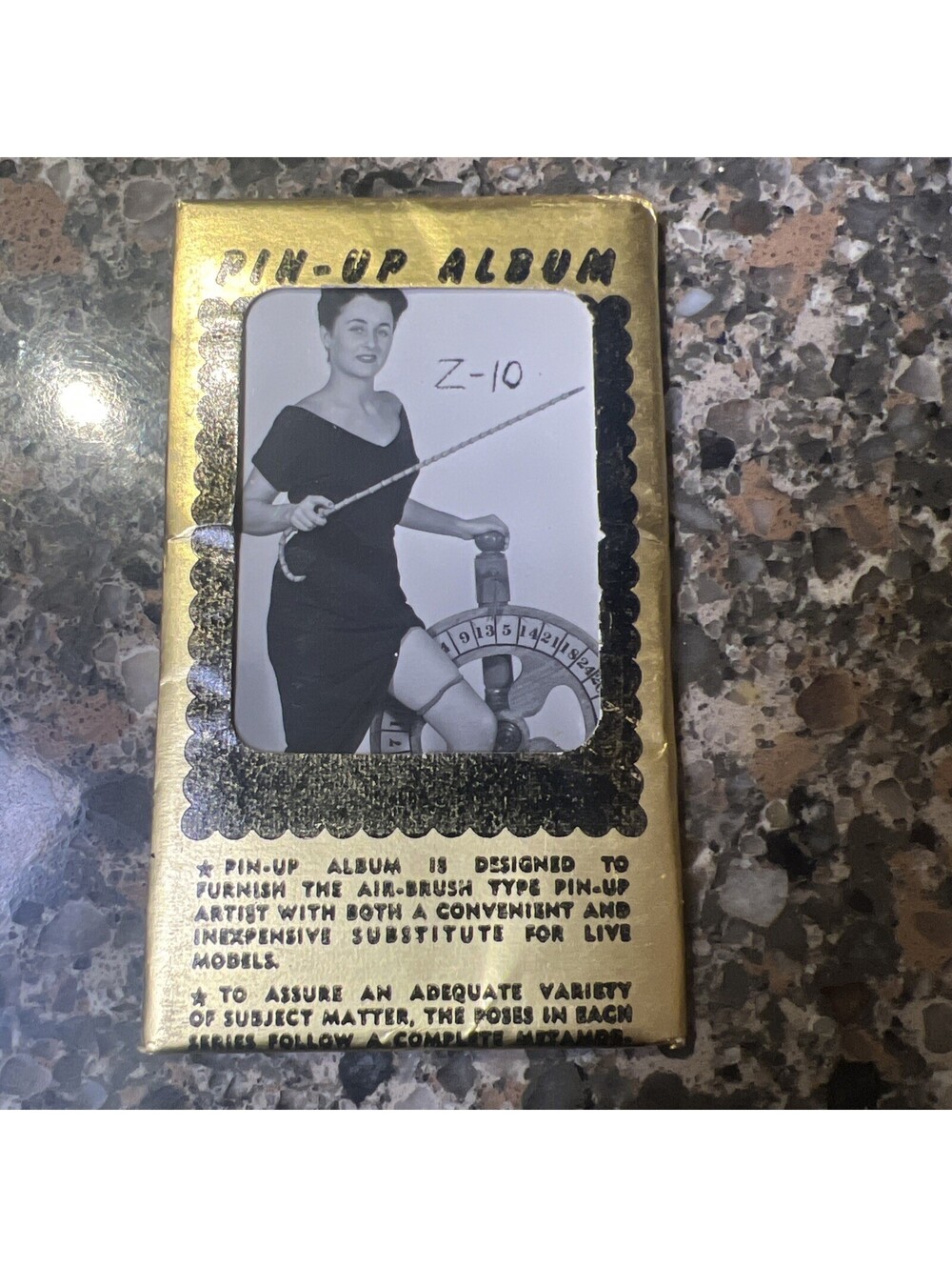 1940’s Risque Pin Up Photo Pack Still In Original Wrapper 12 Photo Card Set